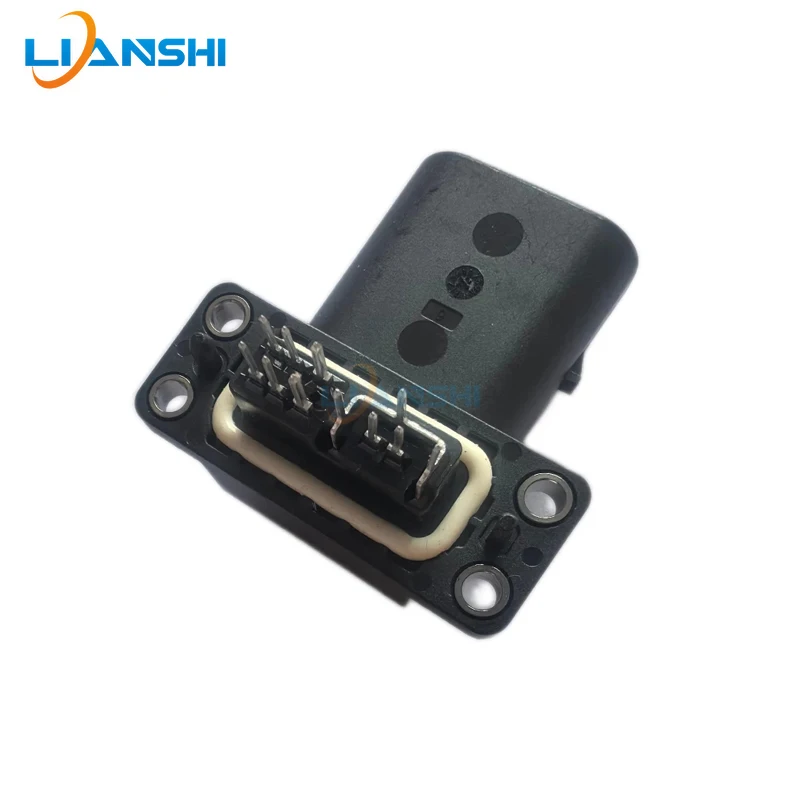 8Pin 2413280-1 Shielded Header Connector Kit w/Terminals For Lidar Radar Sensor Car PCB Harnesses Repl Ctrl System Cable Set
