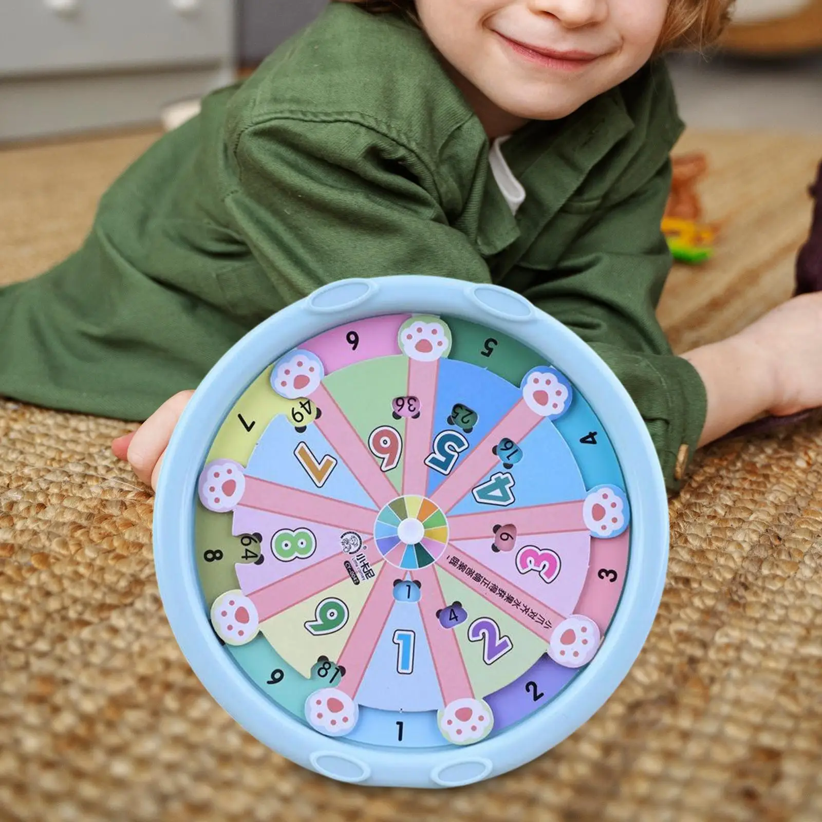 1-9 Draaitafel van vermenigvuldiging Leermiddelen Gemakkelijk afleesbare wiskundige manipulaties Vermenigvuldigingsspel voor reizen Kinderen Groepswerk