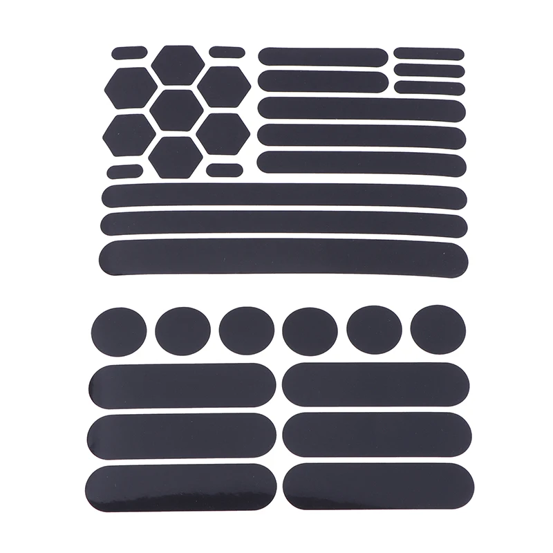 New Reflective Stickers for Helmets Invisible Helmets Stickers Self-adhesive Reflective Tape for Helmets Bike Motorcycle Scooter