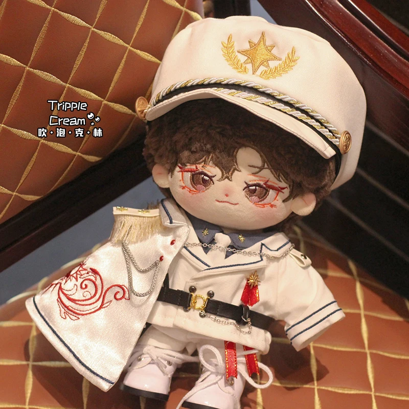 COOL Daytime Order Series Handsome Officer Commander White Uniform Outfit Cosplay 20cm Dress Up Clothing Fashion Suit