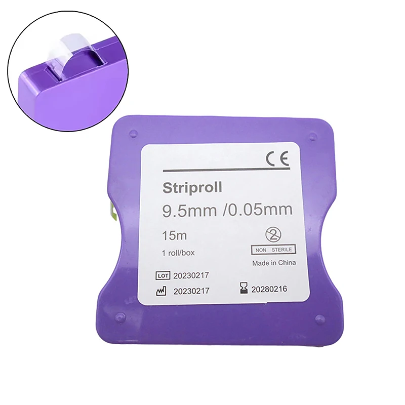 

Dental Light Cured Resin Molding Sheet Film Clear Matrix Bands Length 15m Thickness 0.05mm Dentistry Lab Materials