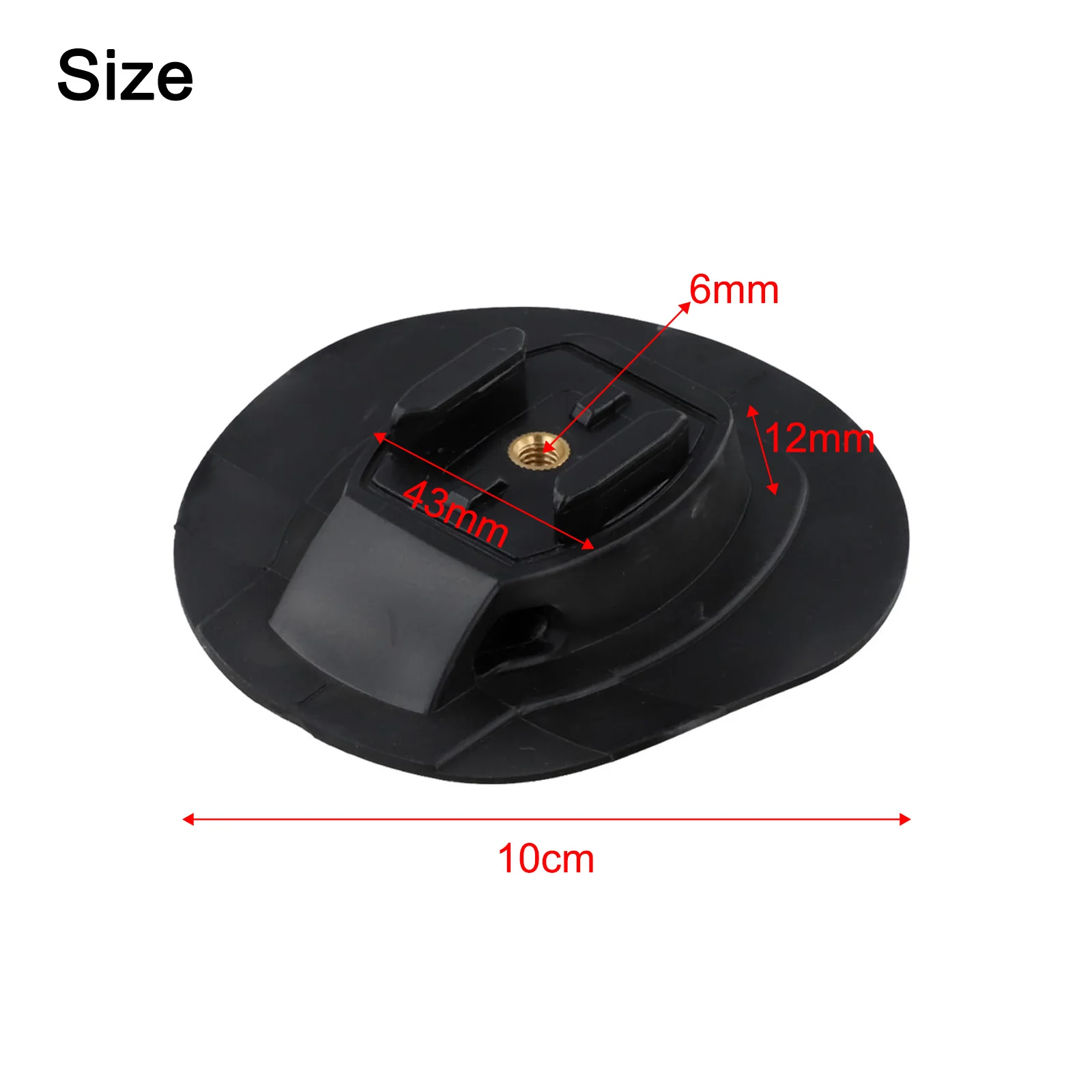 

Крепление для экшн-камеры на надувные доски для паддлбординга из ПВХ с трехзубчатым креплением и удобным быстросъемным зажимом