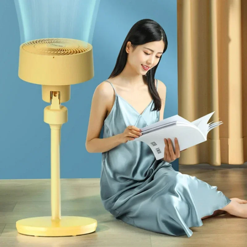 

Powerful Wind Electric Fans Air Circulation Fan Household Silent Remote Control Floor Fan Intelligent Timed Desktop Turbine Fan