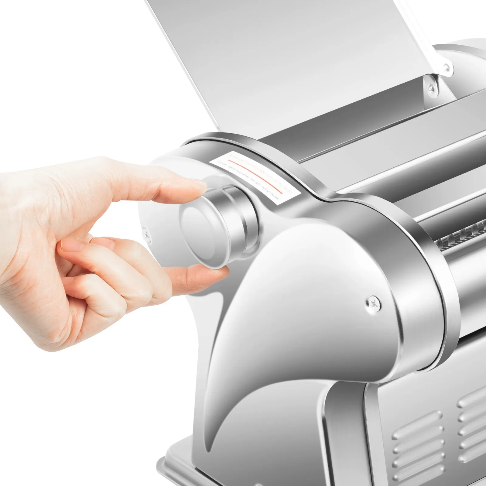 Pembuat Adonan Komersial, 35W, Baja Tahan Karat 410, Pembuat Pasta Otomatis untuk Kulit Pangsit