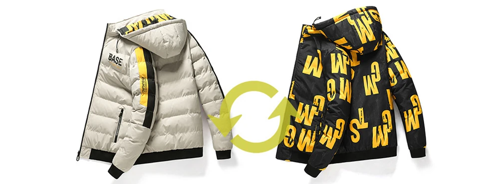 DIMUSI Winter Men Padding Jacket Fashion