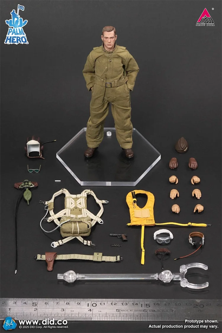 DID XA80032 1/12 2차 세계 대전 미 육군 공군 조종사 장교 세트 남성 군인 6'' 액션 피규어 바디 인형 모델 소장품