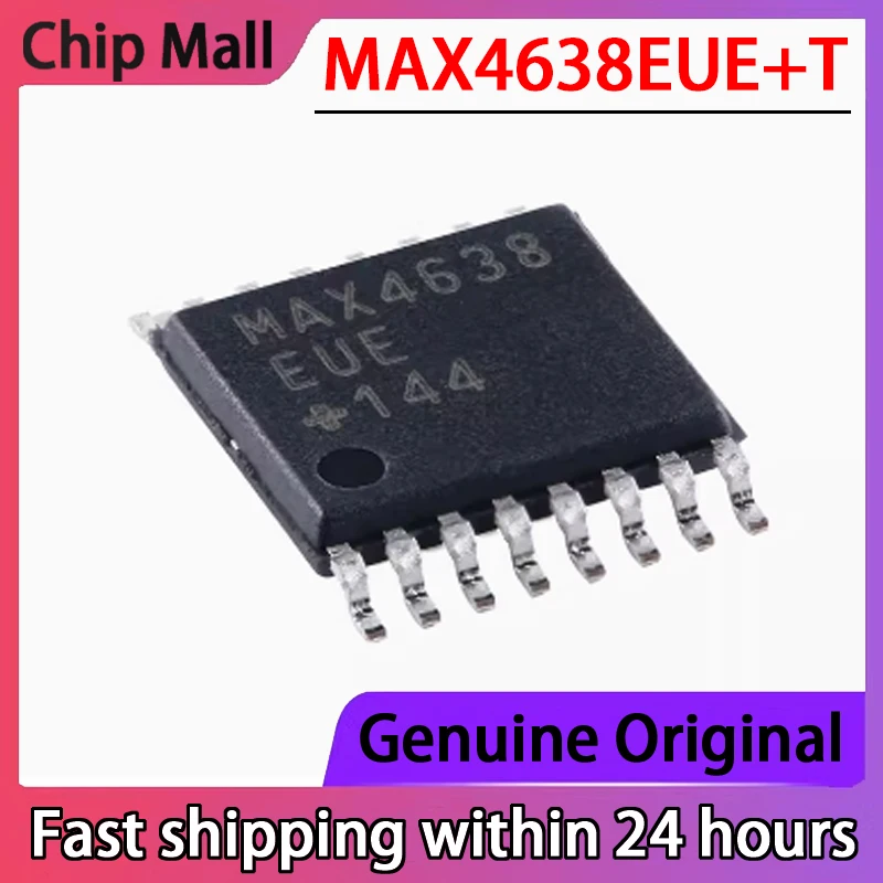 

2 шт. новый оригинальный аналоговый мультиплексор MAX4638EUE + T MAX4638 TSSOP16