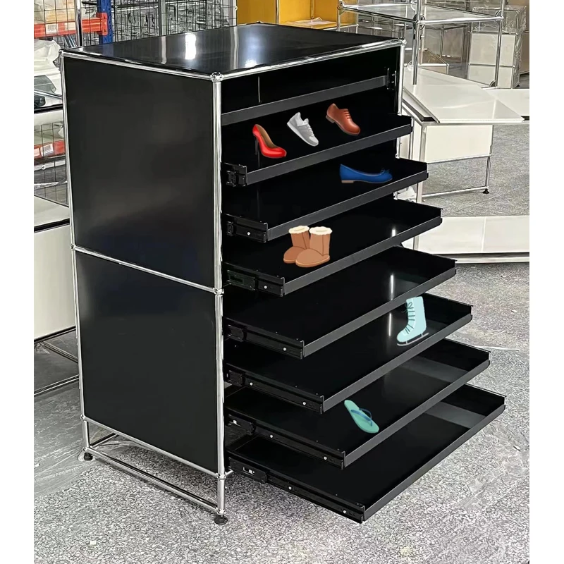 

Minimalist shoe cabinet for home use, light luxury, small door layout, simple corridor, modern entrance, storage, and foyer