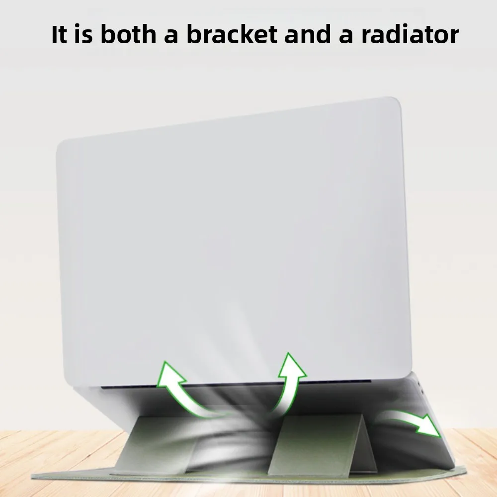 

Дизайн кронштейна Сумка для ноутбука Водонепроницаемый устойчивый к пятнам чехол для ноутбука Ультратонкий кронштейн для ноутбука из искусственной кожи Внутренняя сумка