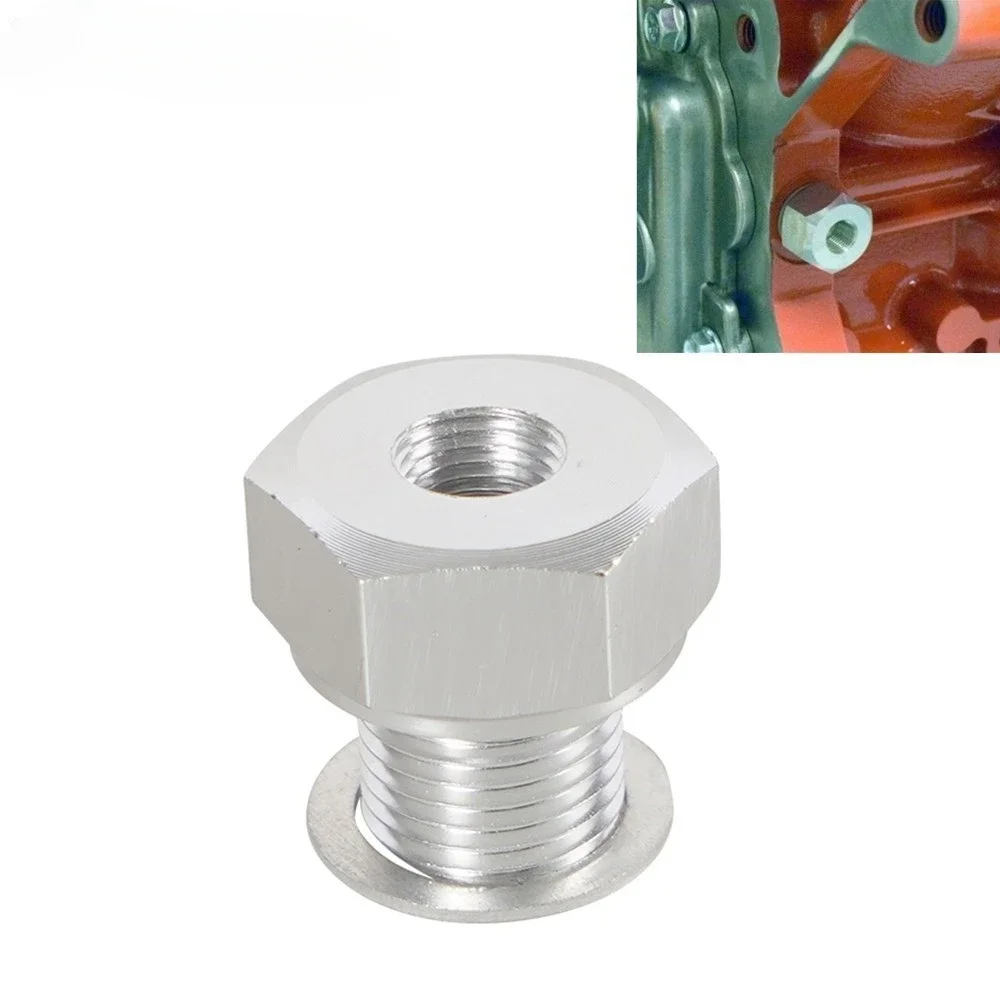 

LS Замена двигателя, алюминиевый штекер M12x1.5 M16x1.5, гнездо 1/8 NPT, разъем адаптера датчика давления масла с прокладкой, серебристый