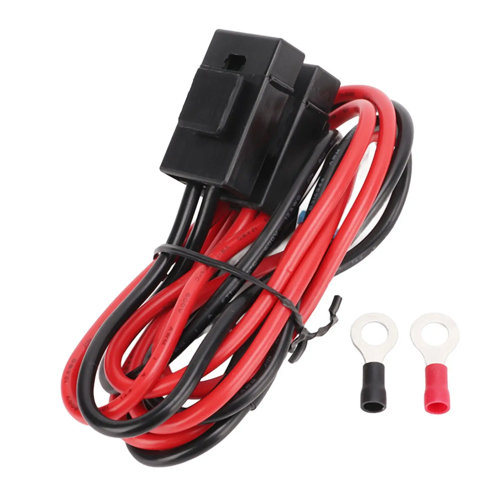 Mobile Radio Power Wire High Temp Resistant Heavy Duty Car Radio Power Cable 33.5in Insulation for yaesu FT-450 FT-991