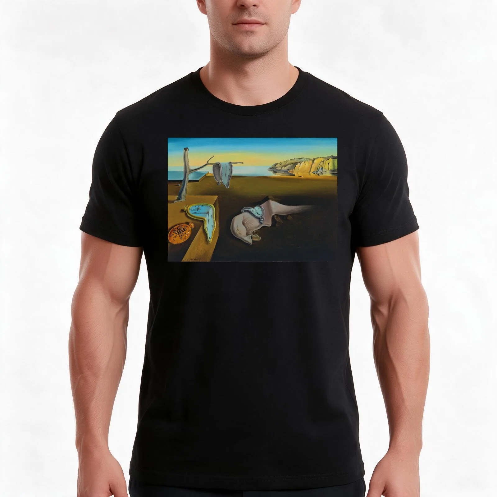 THE PERSISTENCE OF MEMORY--- SALVADOR DAL? T-Shirt Summer Casual Cotton Tee Oversized Streetwear Tops Vintage Graphic Print