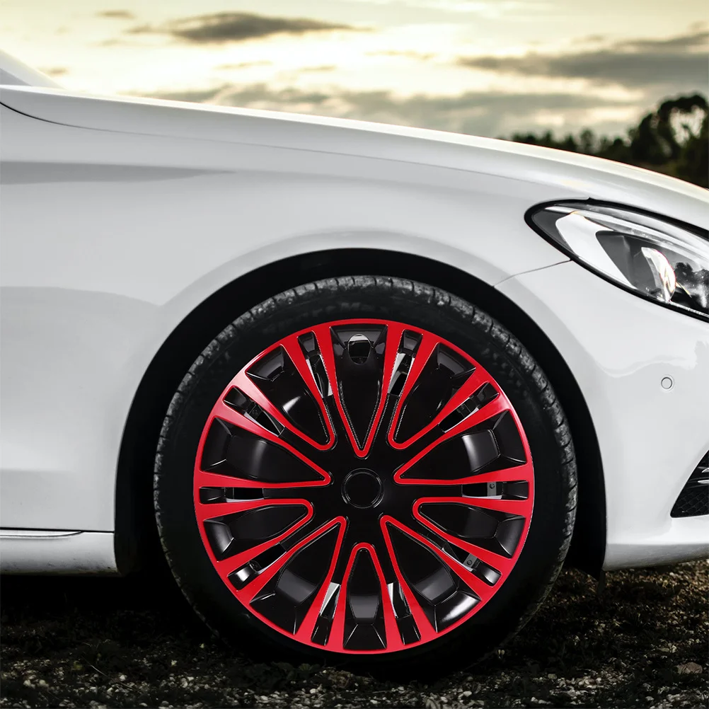 2 قطعة 13 بوصة قبعات محور عجلات السيارات أنيق عالمي صالح مادة متينة سهلة التركيب للسيارات والشاحنات وسيارات الدفع الرباعي #4