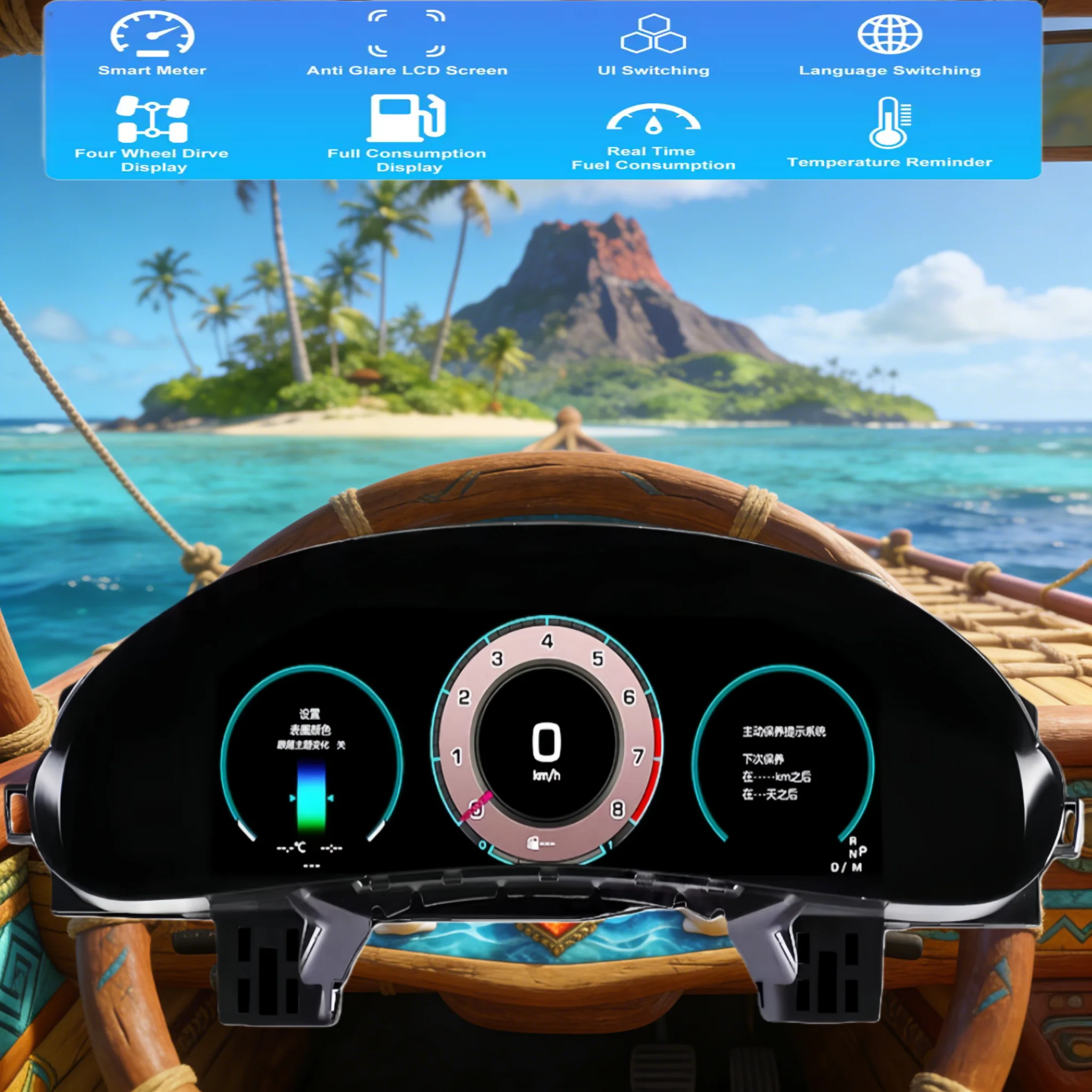 

X 12,3-дюймовая ЖК-панель скорости для Porsche Cayenne 2002-2009 2010-2017, измеритель приборной панели автомобиля, цифровой приборный кластер, виртуальная кабина