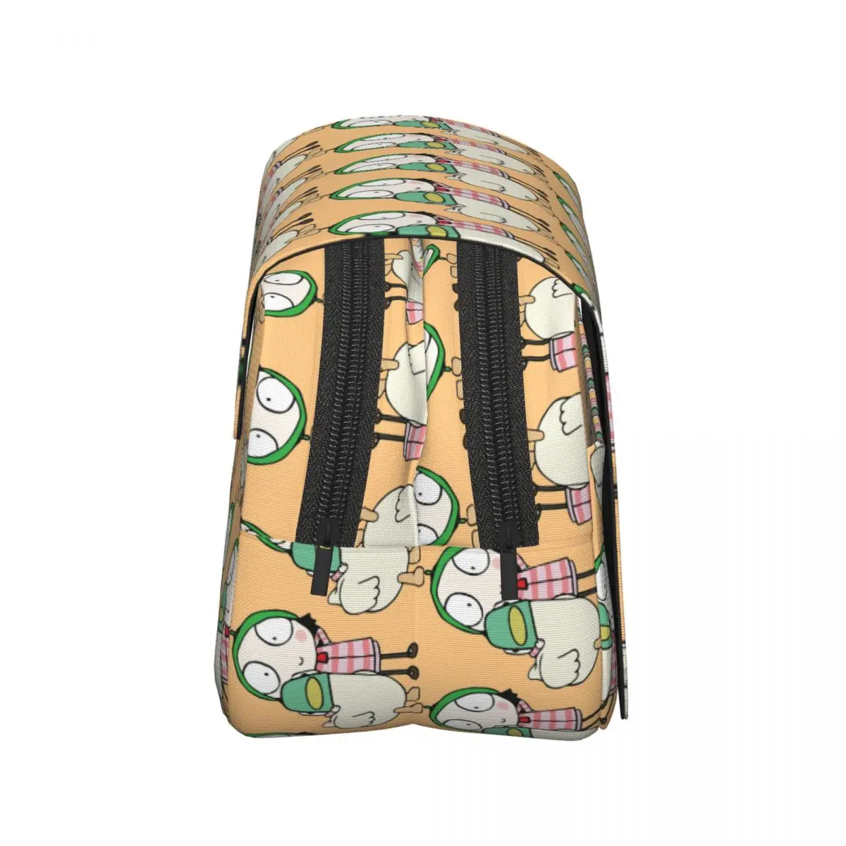 Sarah And Duck Having Fun Pencil Case Pen Holder Hard Shell Leather Big Capacity Pen Box Pencil Bag for Kids School