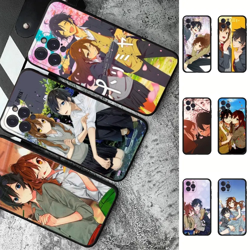 Anime Miyamura Izumi Horimiya Phone Case Silicone Soft For iphone 15 14 13 12 11 Pro Mini XS MAX 8 7 6 Plus X 2020 XR Shell