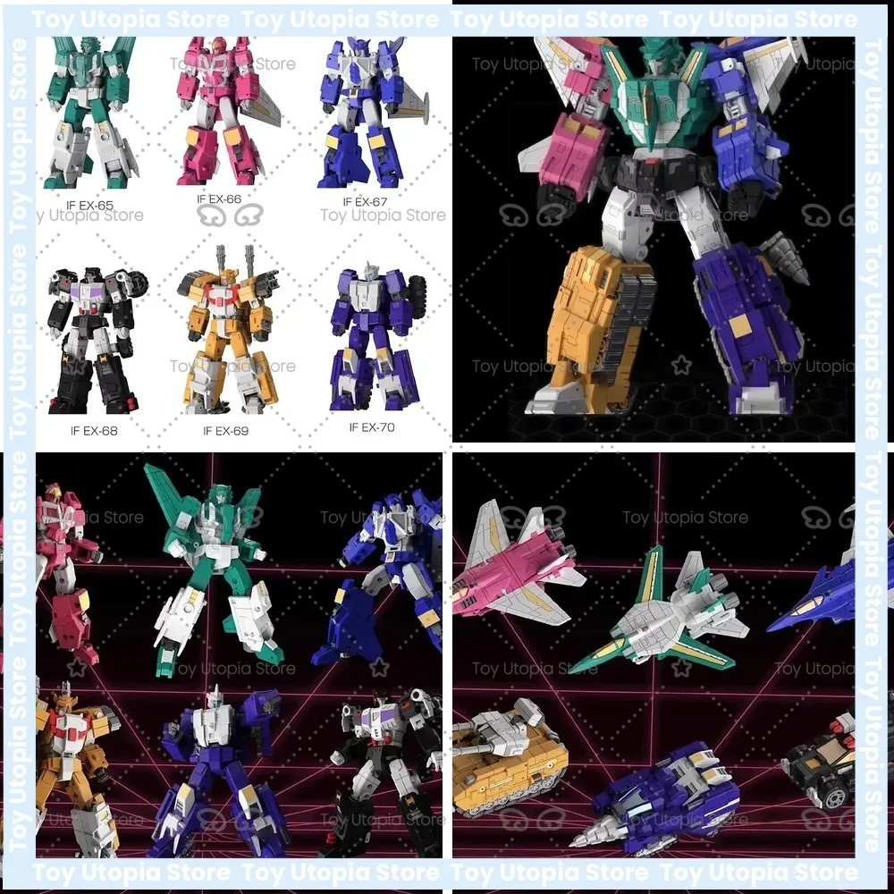 

Transformable Iron Factory Liokaiser IF EX-68 EX-69 Hammer of Morax EX-70 Drill of Amduscias EX-65/66/67/68 Robot Action