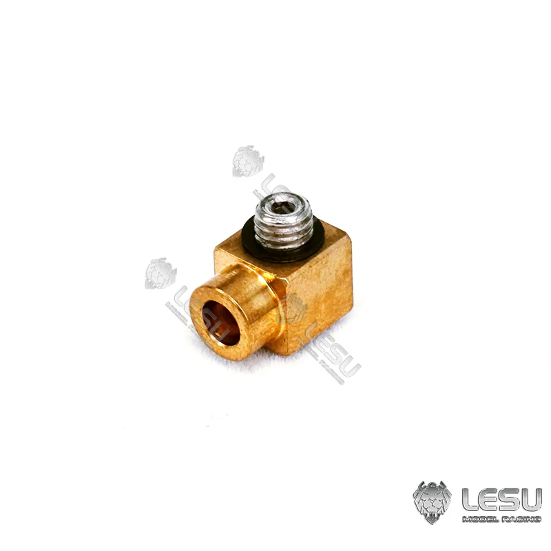 

LESU Brass Nozzle 4*3MM Pipe for Scale Hydraulic RC Excavator Truck Loader Bulldozer Remote Control Toys Tamiyaya Th16983-SMT3