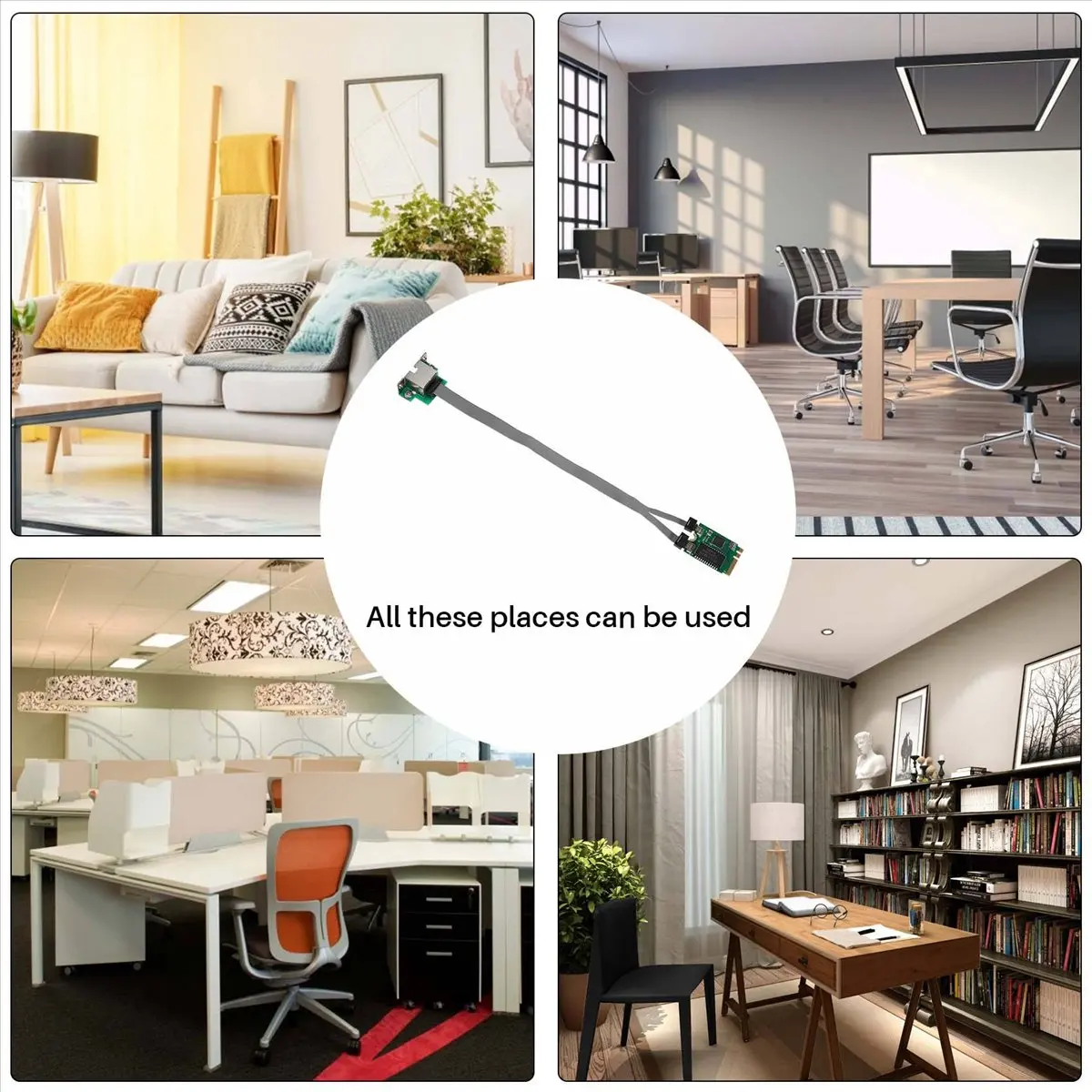 

Сетевая карта A46U Mini PCIE M.2 A+E с интерфейсом RTL8111F, гигабитный Ethernet, один порт RJ45