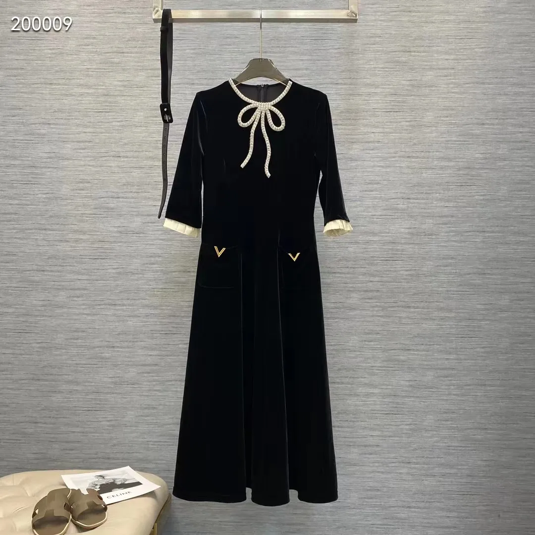 

aa6520 Fashion women's dress 2024 Popular European Design party style women's Clothing