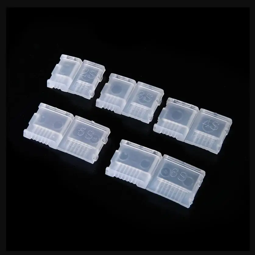 5/10 Pcs Battery Balance Plug Savers JST-XH 2S 3S 4S 5S 6S Balance Head Protector AB Buckle Clip Compatible with RC Plane Boat