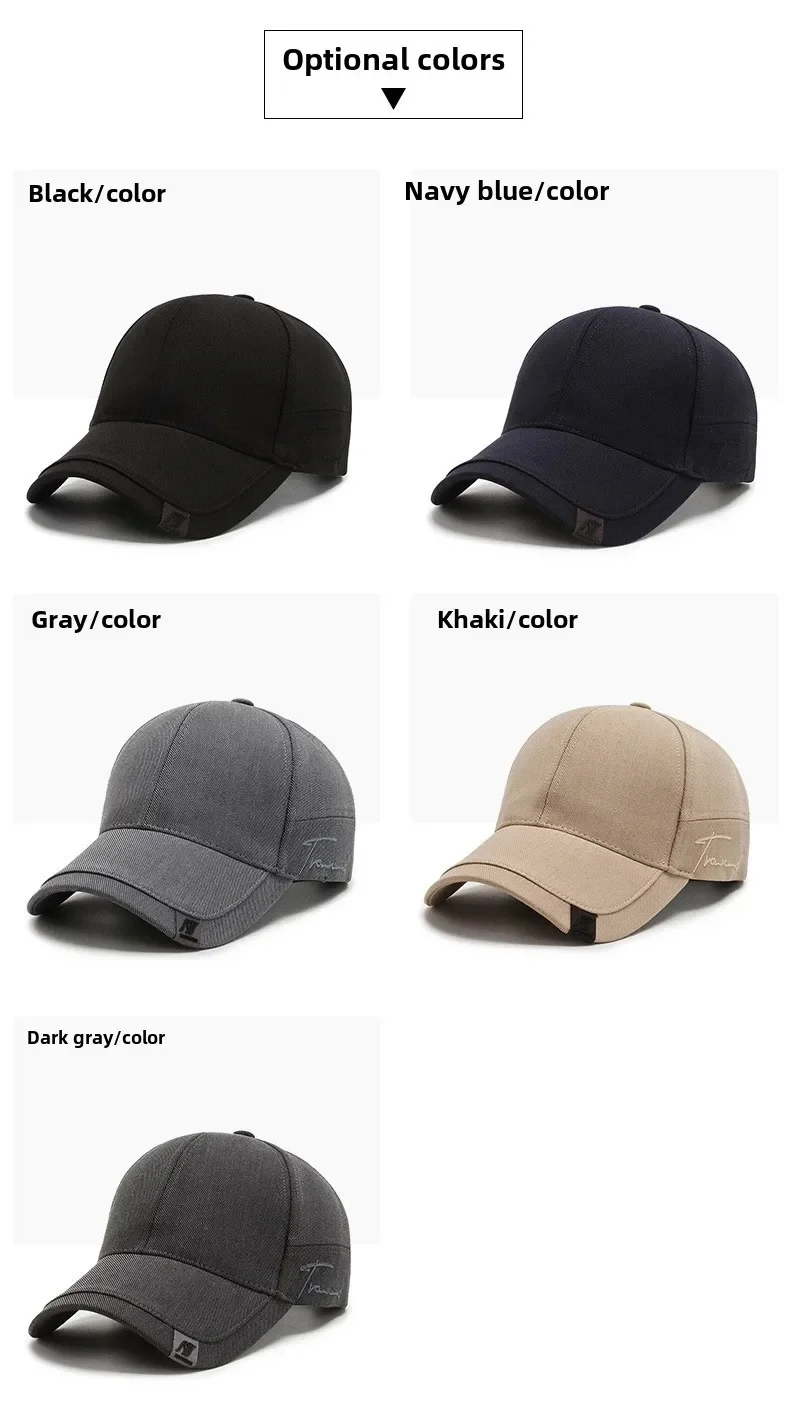 Klassische Baseballkappe mit gebogener Krempe für Damen und Herren, einfarbig, mit Stickerei, lässige Dad-Mütze, verstellbar, für Outdoor-Sport und den täglichen Gebrauch. – Detail 8