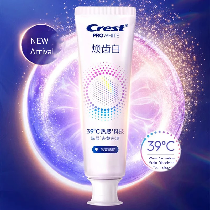 Crest Pro White Toothpaste 39 Degree Heat Sensation for Cleaning Tea Coffee Tooth Stain 120g