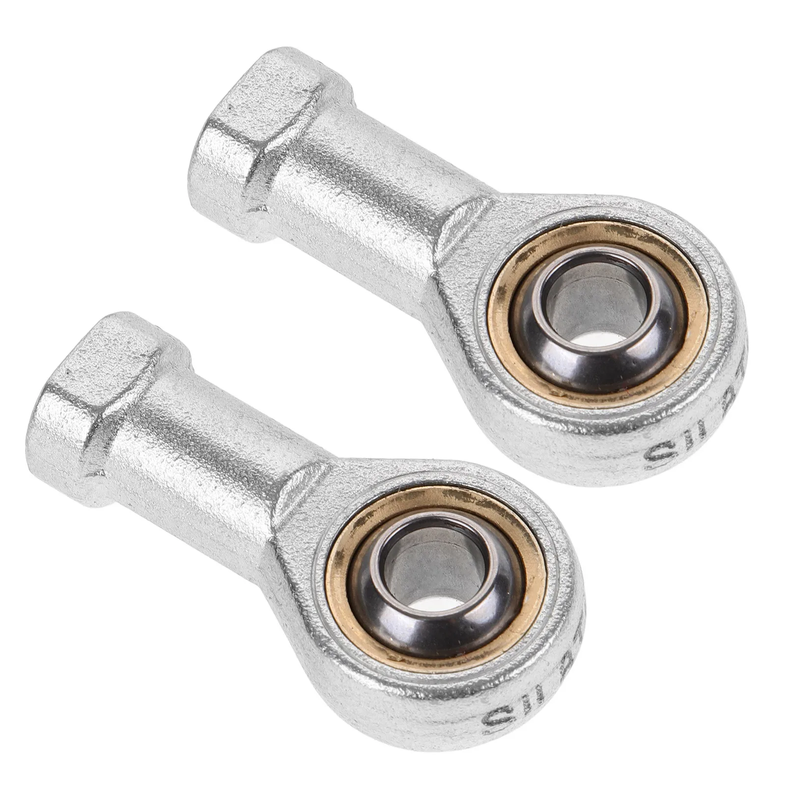 

2pc Tie Rod Ball Joint Kit ATV Electric Four-Wheel 10mm Inner Thread Steering Stem Ball Head Link Silver