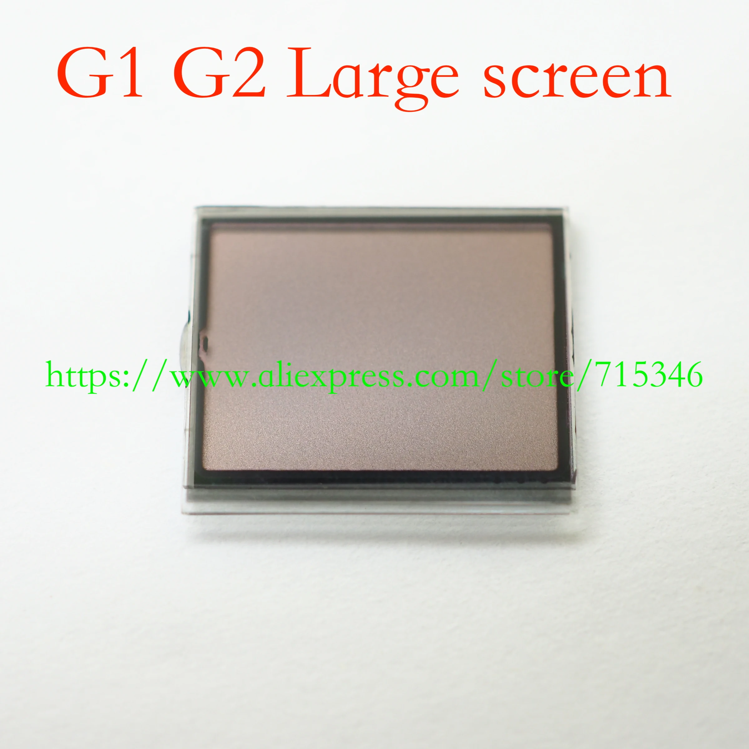 الغطاء العلوي شاشة عرض LCD كبيرة لجزء إصلاح كاميرا فيلم CONTAX G1 G2