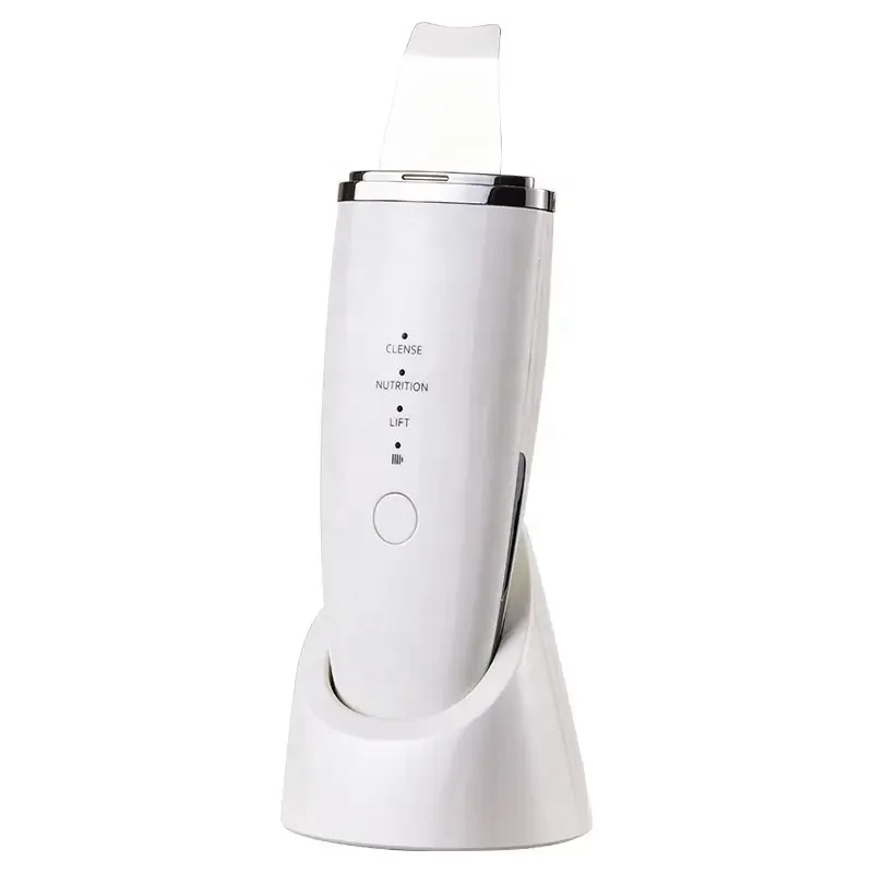 Professional portable Ultra Sonic Beauty Personal Care Acne Pore Facial Cleaner Dermabrasion Ion Ultrasonic Skin Scrubber