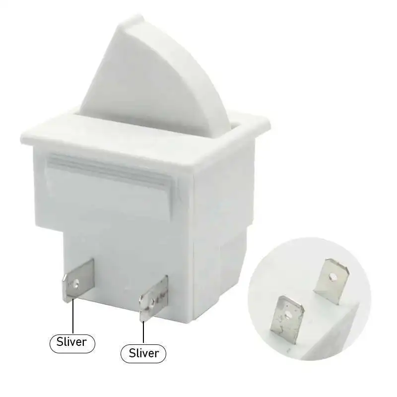 HC-050K.4 2.5A 250VAC استبدال جزء الثلاجة أجزاء الثلاجة المطبخ 1NC 1NO Refrigerator2 دبوس مفتاح ضوء المصباح الباب