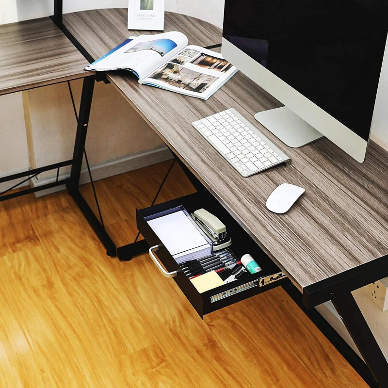 Desk Store Add-On Office Sliding Under-Desk Drawer Storage  for Home