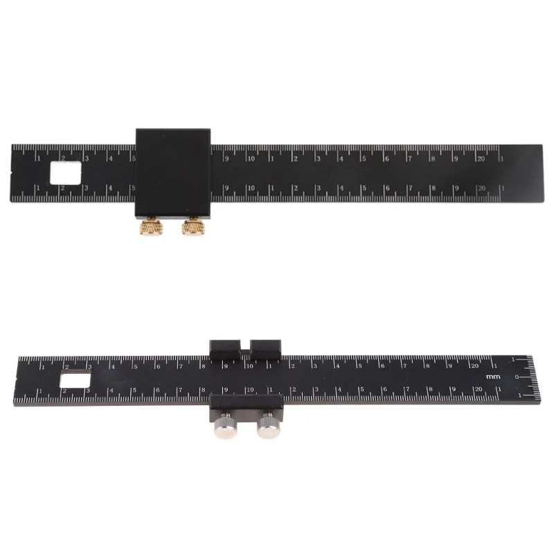 

Woodworking Marking Scribing Line Ruler Carpenter Measuring Tool