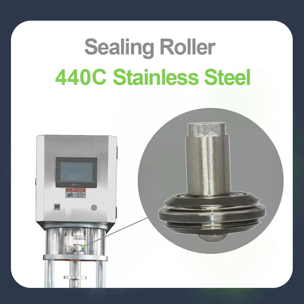 Semi Automatic Coffee Bean  Filling Vacuum Sealer Vertical  Flushing Sealing Machine