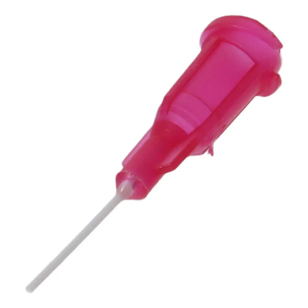 Plastic Dispensing Needles,PTFE Glue Needle Tube Blunt Luer Lock Tips with PP Flexible Needle for Liquid Glue Gun