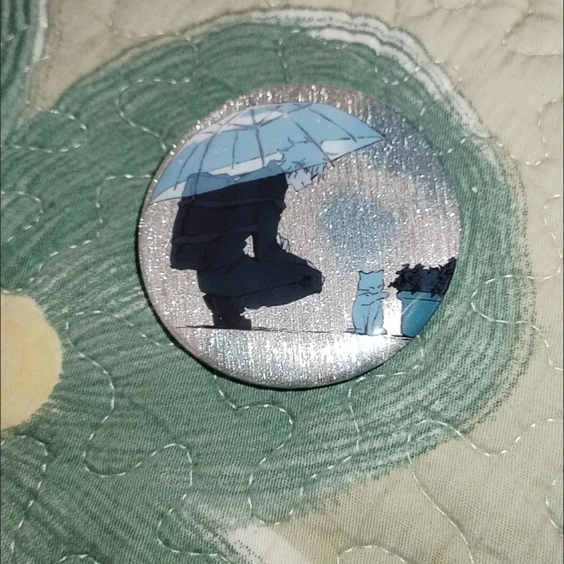 Satoru Gojo Badge Jujutsu Kaisen อะนิเมะดูดีเสื้อผ้าที่ละเอียดอ่อนเข็มกลัดกระเป๋านักเรียนแขวนตกแต่งตกแต่ง