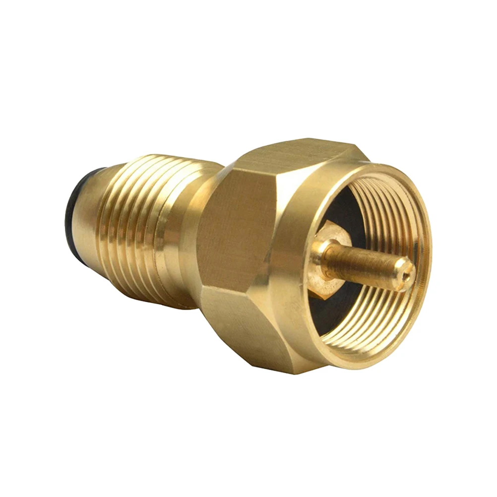

Gas Tank Adapter Cylinder Refill Joint Brass Transfer Connector High Quality Off Safety Overflow Durable Solid