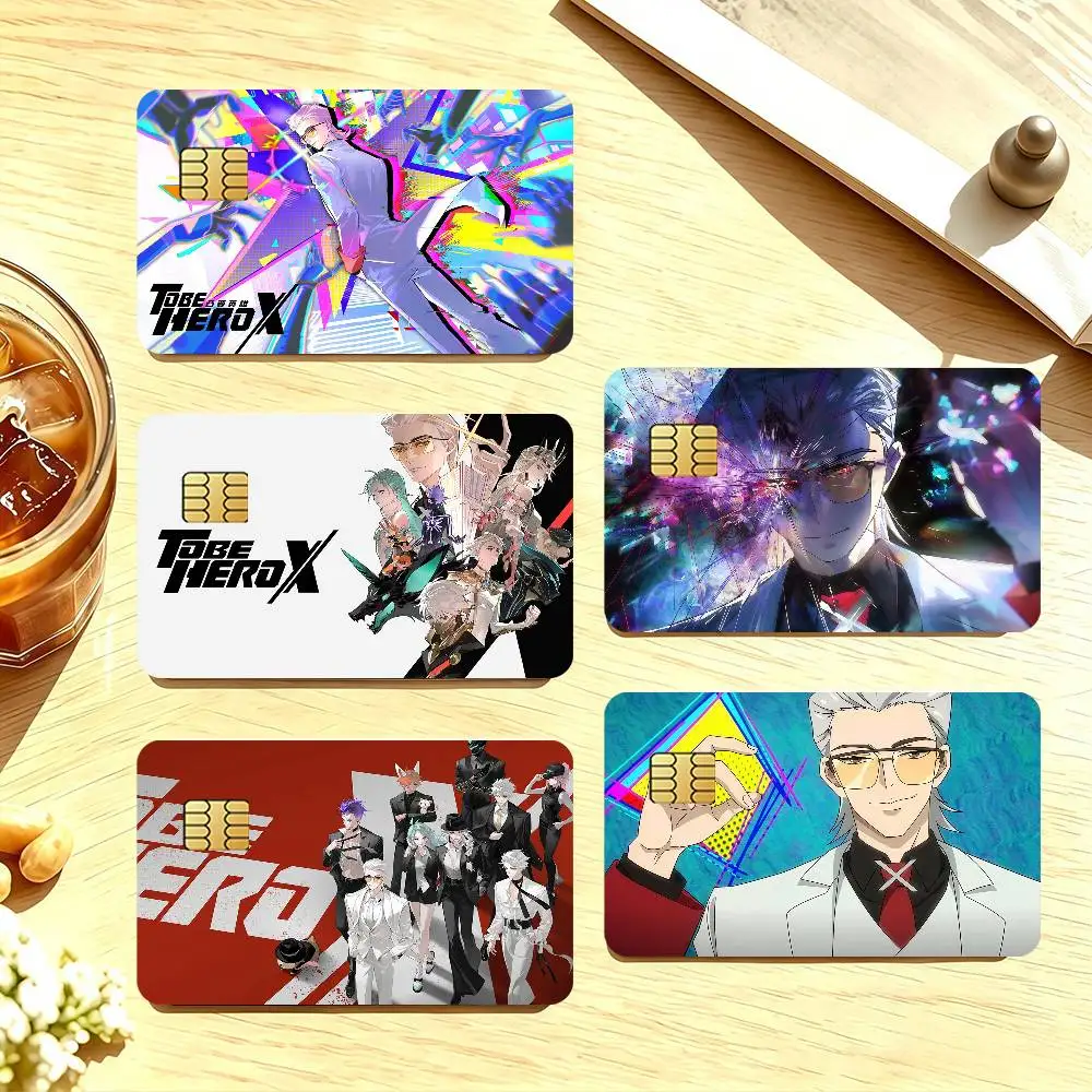 Anime To Be Hero X Credit Card Public Transportation Cards Sticker Waterproof Card Face Decoration 4PCS