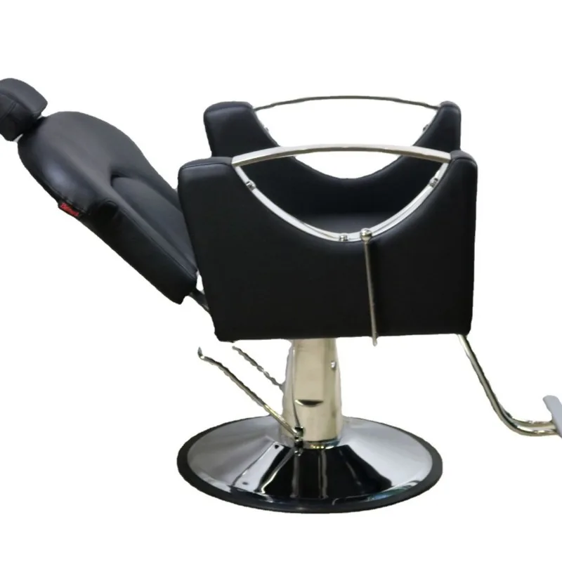 Barber chair, hair salon, lift and drop, hair cutting, shampoo bed, hairdressing, metal skeleton structure design, rotatable