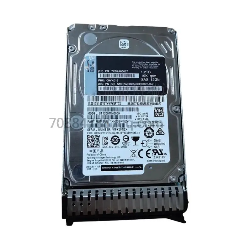 original 100% authentique   7XB7A00027 00YK016 1.2TB 10K 12G SAS   SR650