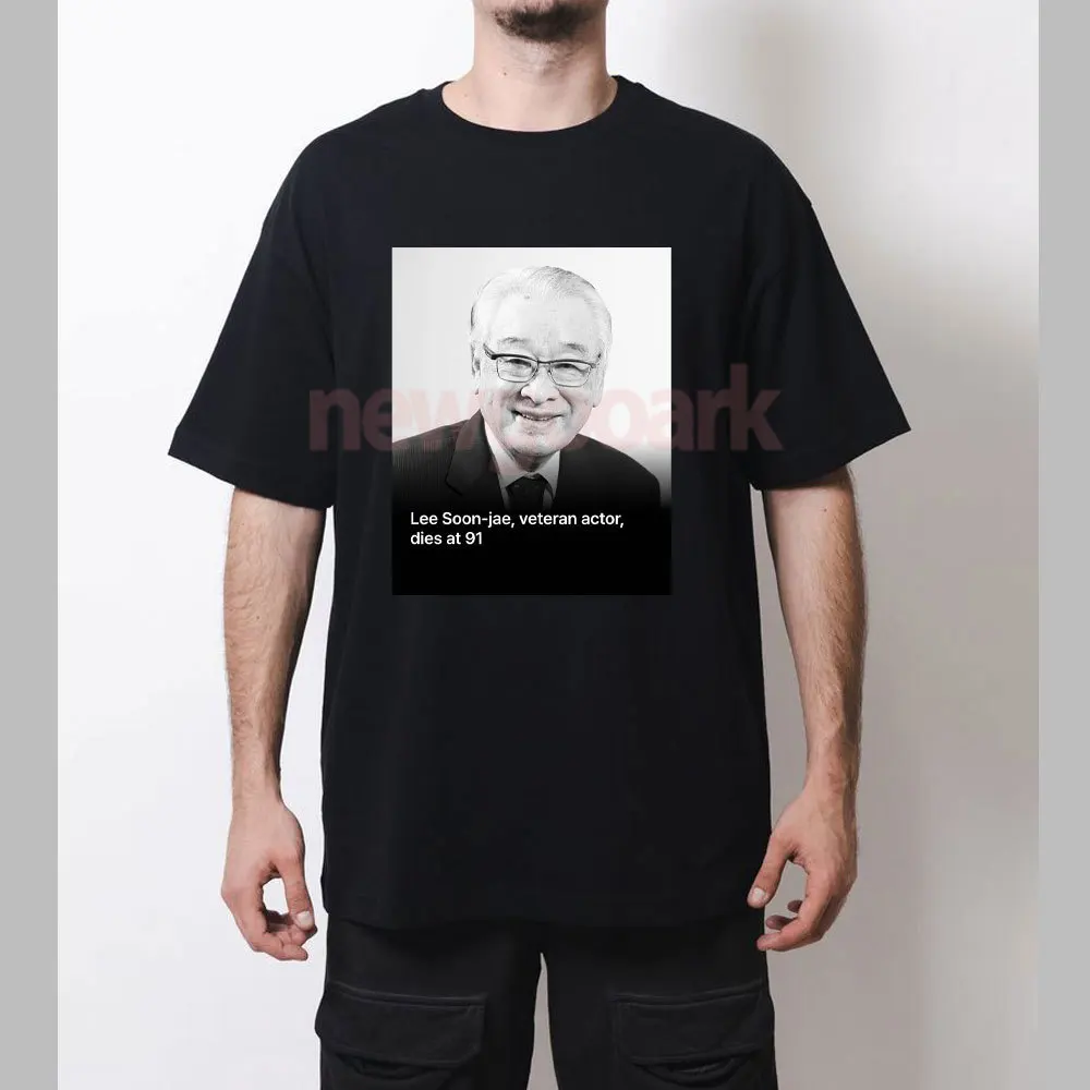 Rest in Peace Veteran Actor Lee Soon Jae 1935-2025 T-shirt Lee Soon Jae Thanks for The Memory Graphic T Shirts Unisex Cotton Tee