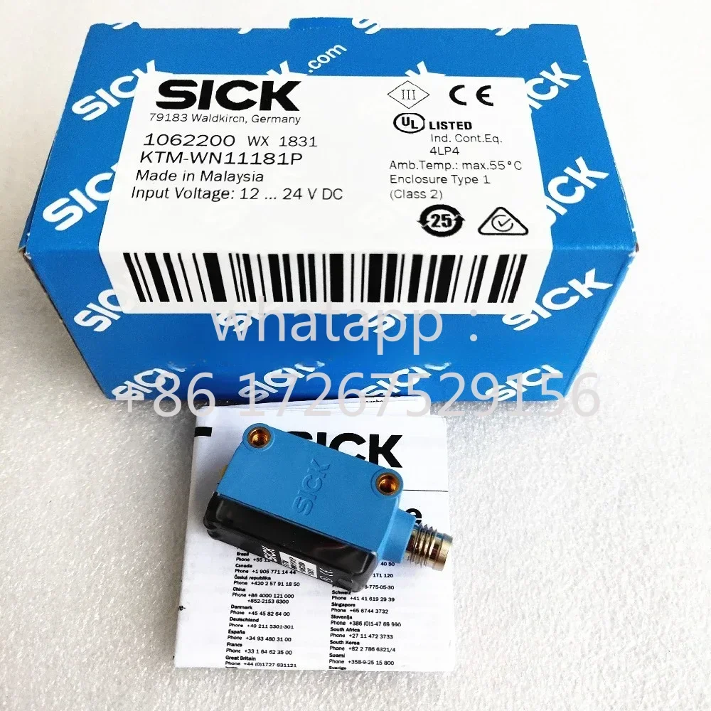 

Sick KTM-WN11181P 1062200 Color Code Sensor Photoelectric Switch Sensor New Original