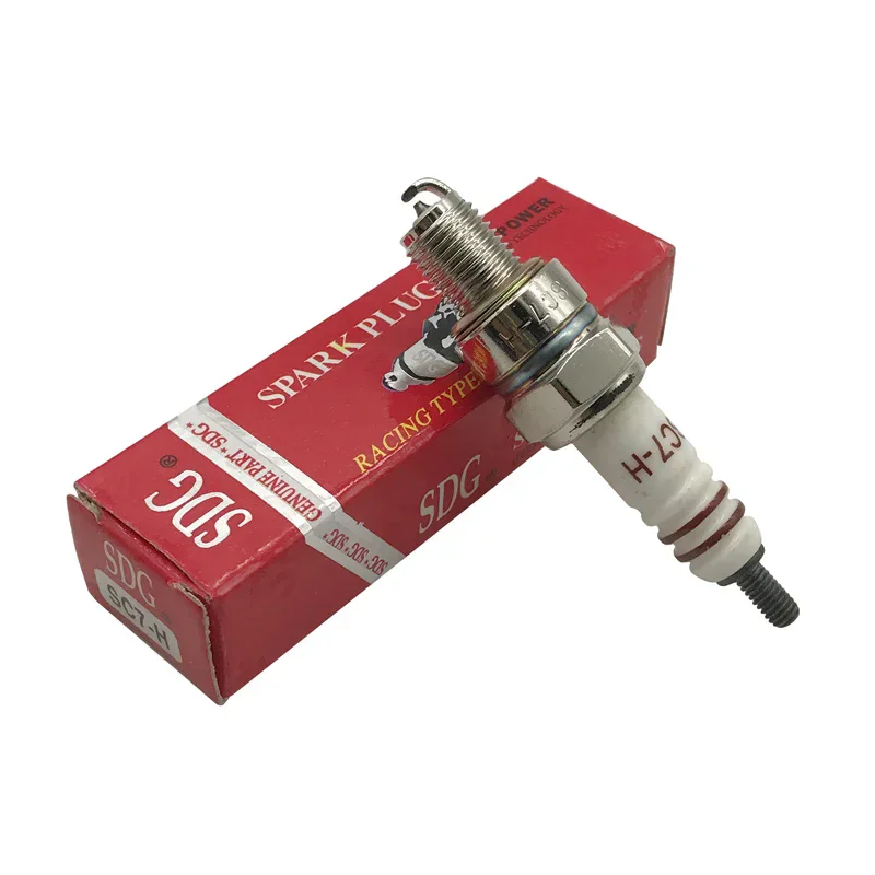 1 2 4PCS Motor SC7-H Spark Plug For CR7HSA C7HSA A7RTC A7TC CR6HSA C5HSA C6HSA U22FS-U SUZUKI Y6 Engine ATV Quad Scooter Go Kart