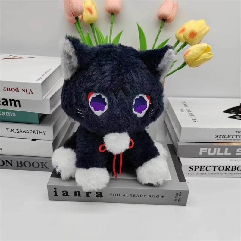 Милая плюшевая кукла-кошка, мягкая мягкая игрушка-компаньон для детей-подростков, женщин, прикроватная тумбочка, домашний декор, уютный подарок на Рождество, день рождения