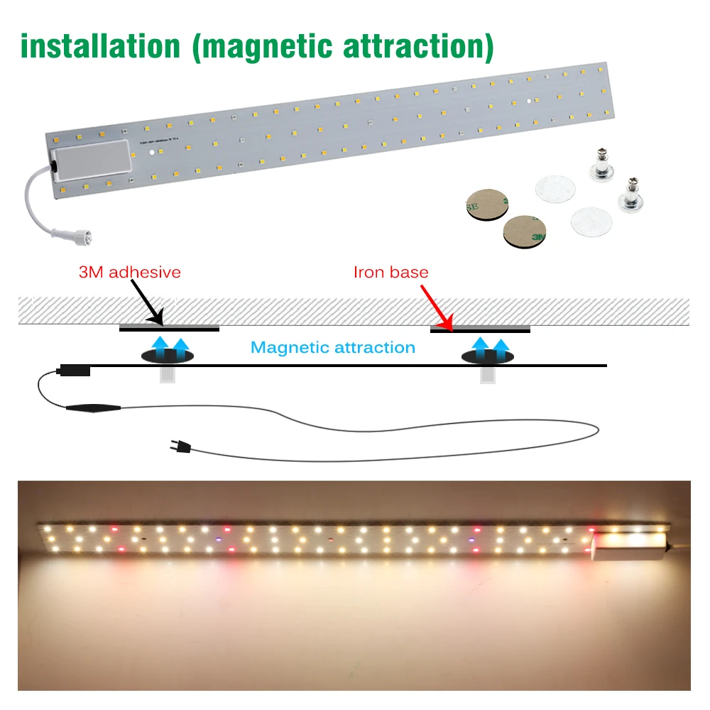 25W 50W 110W oświetlenie LED do uprawy Full Spectrum LM281B wodoodporna lampa ogrodowa do wewnętrzny hydroponiczny ogrodowej z lampa do uprawy roślin UV