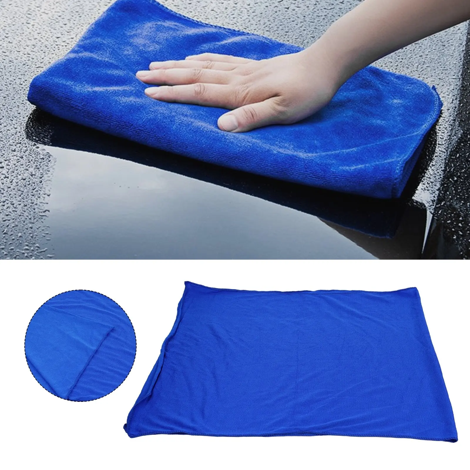 

High Absorbency Microfiber Towel for Car Drying Cleaning Waxing Polishing Lightweight and Easy to Carry for Use