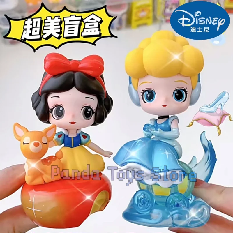 

Genuine Disney Princess Series Figure Fairy Tale Town Anime Fiugre Caja Ciega Kawaii Decor Collection Surprise Christmas Gift