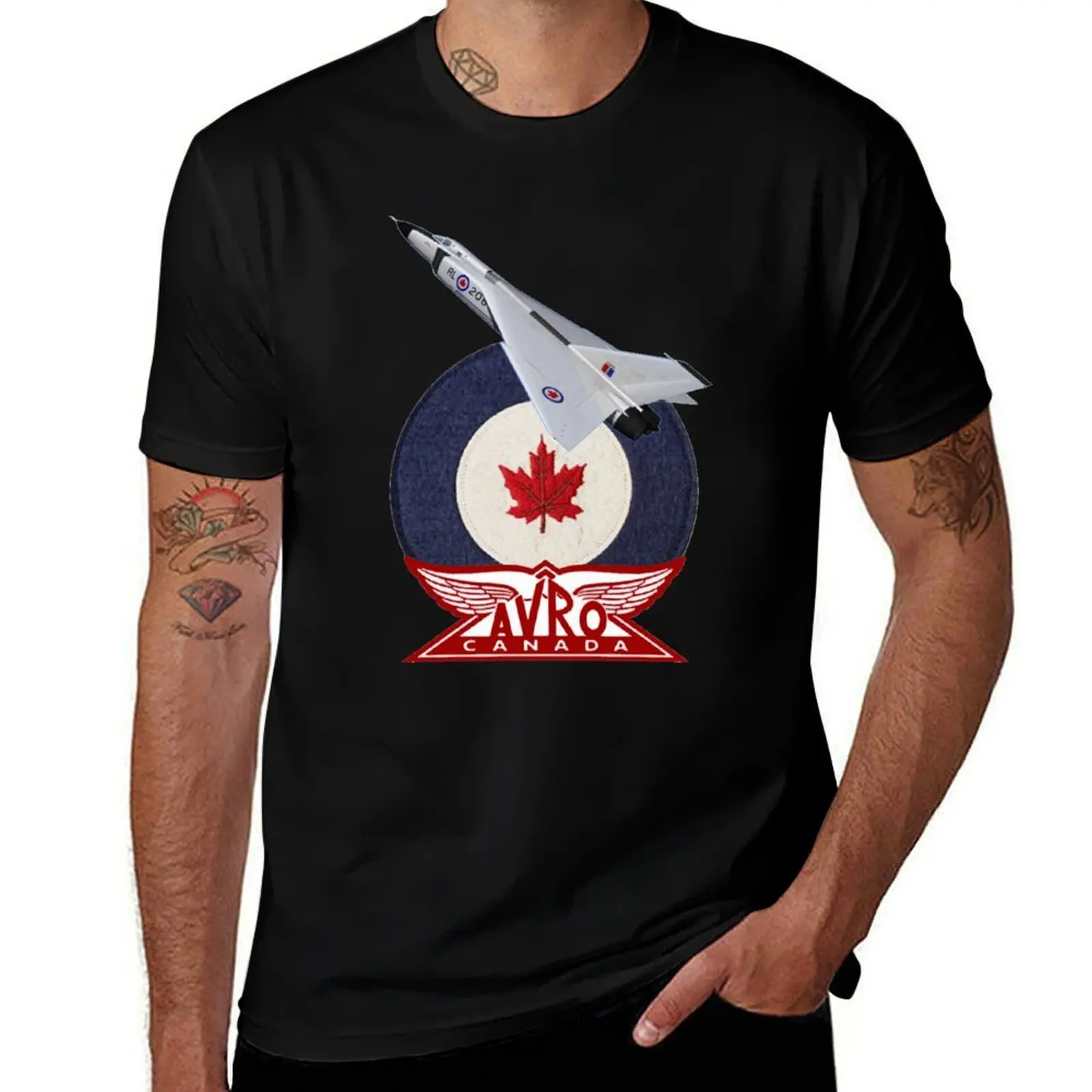 Avro Arrow Avro Canada T-Shirt Big and Tall Solid Color T-Shirt