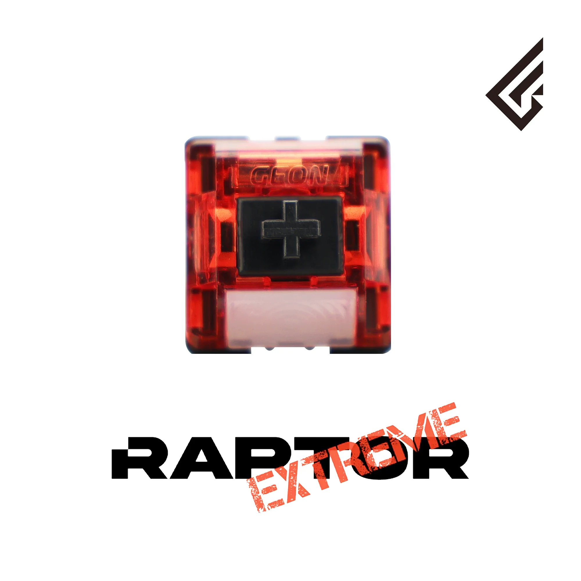 HMX Geonworks Raptor RGB Switches 0.9mm Ultra-Fast Trigger Linear Switches For Gaming 45gf Tactile Feel Durable POM Nylon