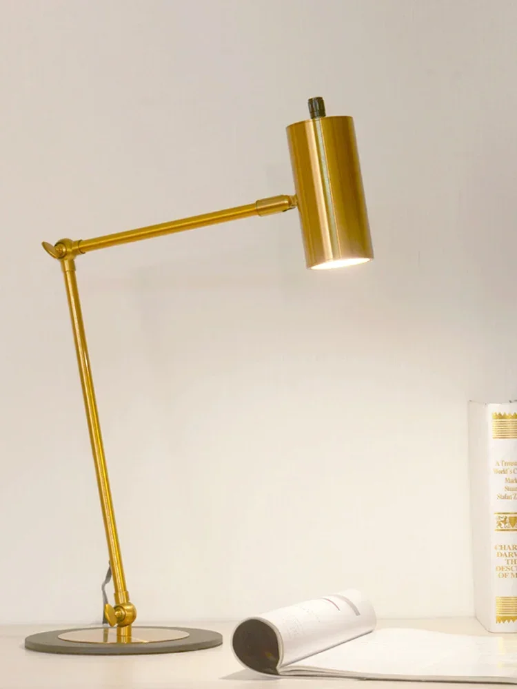Nordic isn't the style of folding study computer office desk light luxury minimalist 2022 new bedside eye protection desk lamp